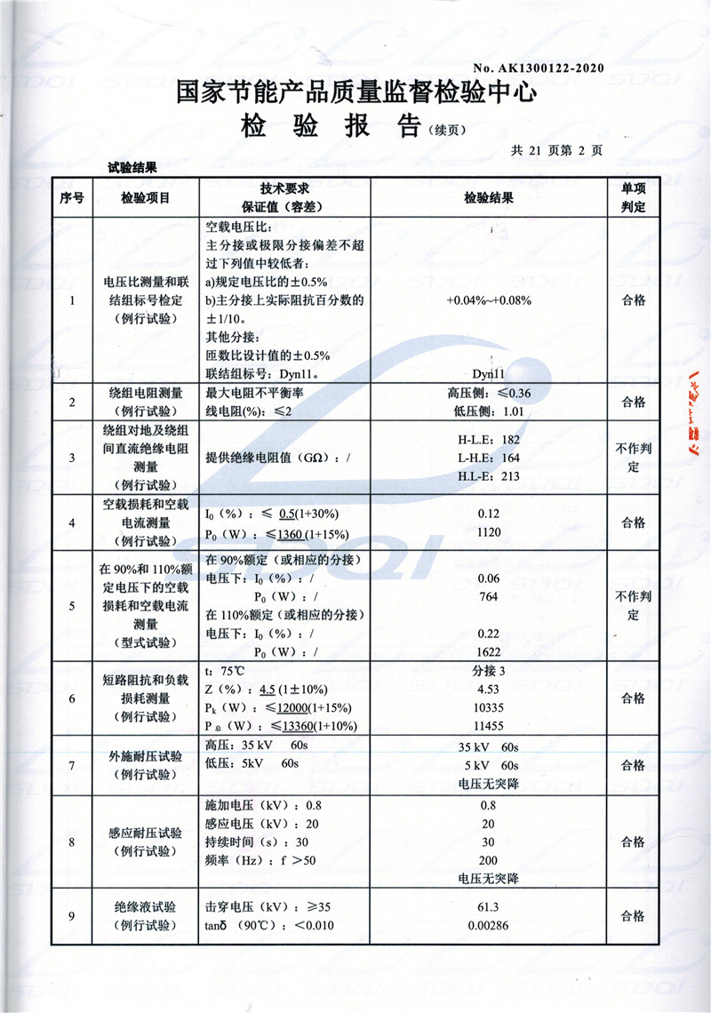 高低压试验报告-S11-1250贵南贵南贵南油浸式变压器-2.jpg